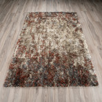 Branson // Casual Plush Shag Area Rug // Taupe (3'L x 5'W)