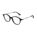 Unisex Circular Lightweight Optical Lenses // Black