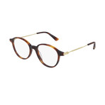 Unisex Circular Lightweight Optical Lenses // Brown