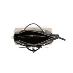 Fendi // Leather By The Way Medium Shoulder Handbag // Gray + Black