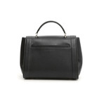 Salvatore Ferragamo // Leather Medium Sofia Rainbow Top Handle Handbag // Black