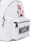 Moschino // Large Leather Robot Bear // White