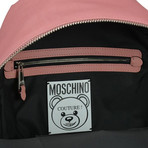 Moschino // Large Leather Robot Bear // Pink