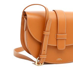 A.P.C // Smooth Leather Eloise Shoulder Handbag // Brown