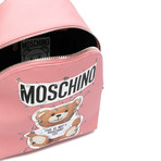 Moschino // Small Leather Robot Bear // Pink