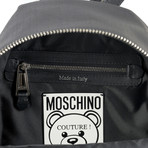 Moschino // Small Leather Robot Bear // Black