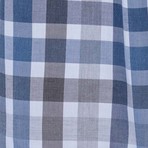 Shard Button Down Shirt // Gray + Blue + White (S)