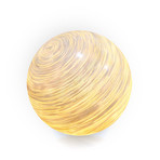 Igor Rattan Resin Ball Floor Lamp (Small)
