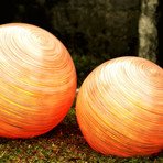 Igor Rattan Resin Ball Floor Lamp (Small)