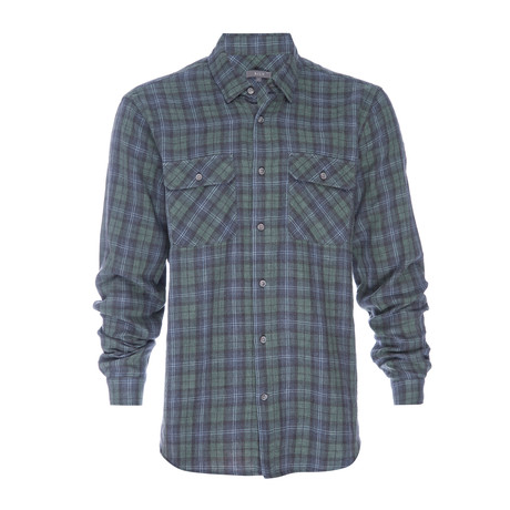 Double Pocket Long Sleeve Shirt // Tiburon (S)