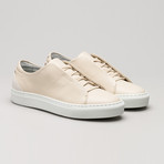 Minimal Low V8 Sneakers // Beige Leather + Plaster (Euro: 42)