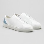 Minimal Low V11 Sneakers // White + Arctic Blue (Euro: 40)