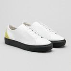 Minimal Low V2 Sneakers // White + Lime (Euro: 47)