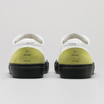 Minimal Low V2 Sneakers // White + Lime (Euro: 44)