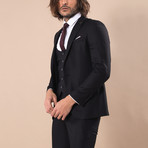 Preston 3-Piece Slim Fit Suit // Black (Euro: 48)