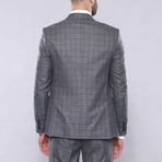 Carter Slim Fit 3-Piece Suit // Gray (Euro: 58)