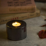 Nero Cylindrical Candle Holder // Tealight (Small)