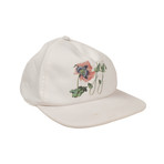 Off-White // Floral Design Baseball Cap // White