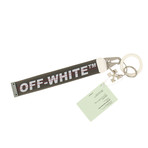 Off-White // Logo Printed Key Chain // Gray