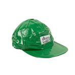 Off-White // Glossy Look Logo Patch Baseball Cap // Green