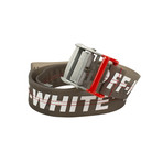 Off-White // Rubber Logo Industrial Belt // Black