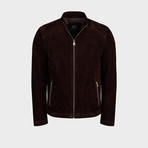 Dexter Blouson Leather Jacket // Brown (XL)