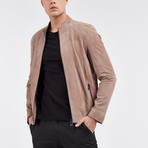 Dexter Blouson Leather Jacket // Mink (S)