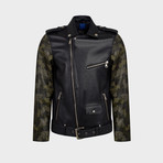 Rocco Biker Leather Jacket // Black (S)