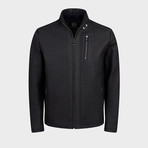 Jax Biker Leather Jacket // Black (XL)