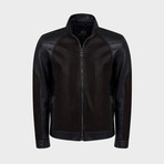 Kace Blouson Leather Jacket // Black (S)