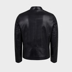 Cadmus Blouson Leather Jacket // Black (XL)