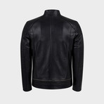 Pierce Blouson Leather Jacket // Black (2XL)