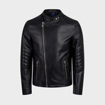 Cadmus Blouson Leather Jacket // Black (2XL)