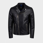 Cadmus Blouson Leather Jacket // Black (M)