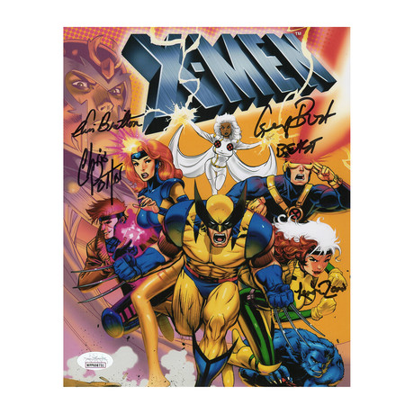 Autographed Photo // X-Men Animated Series Cast // Cast Signed