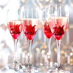 Wild Hibiscus Specialty Garnish Set // Flowers in Syrup + Lotus Root (Hibiscus & Ginger)