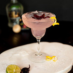 Wild Hibiscus Specialty Garnish Set // Flowers in Syrup + Lotus Root (Hibiscus & Ginger)