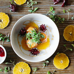 Wild Hibiscus Specialty Garnish Set // Flowers in Syrup + Lotus Root (Hibiscus & Ginger)