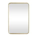 Brass Frame Wall Mirror