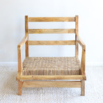 Rattan Accent Chair // Set of 2