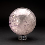 Amethyst Geode Sphere + Acrylic Display Stand