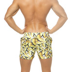Butterfly Shorts // Gold (Large)