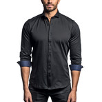 Long-Sleeve Shirt // Black Knit (S)