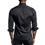 Long-Sleeve Shirt // Black Knit (XL)