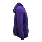 Dj Bear Hoodie // Purple (XL)