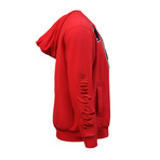 Flying Aces Hoodie // Red (2XL)
