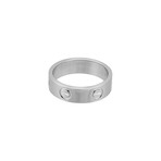Cartier 18k White Gold Love Ring // Ring Size: 4.25 // Pre-Owned