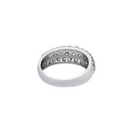 Estate Platinum 3 Row Diamond Ring // Ring Size: 8 // Pre-Owned