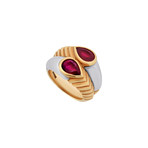 Bulgari 18k Two-Tone Gold Ruby Spiga Ring // Ring Size: 5.75 // Pre-Owned