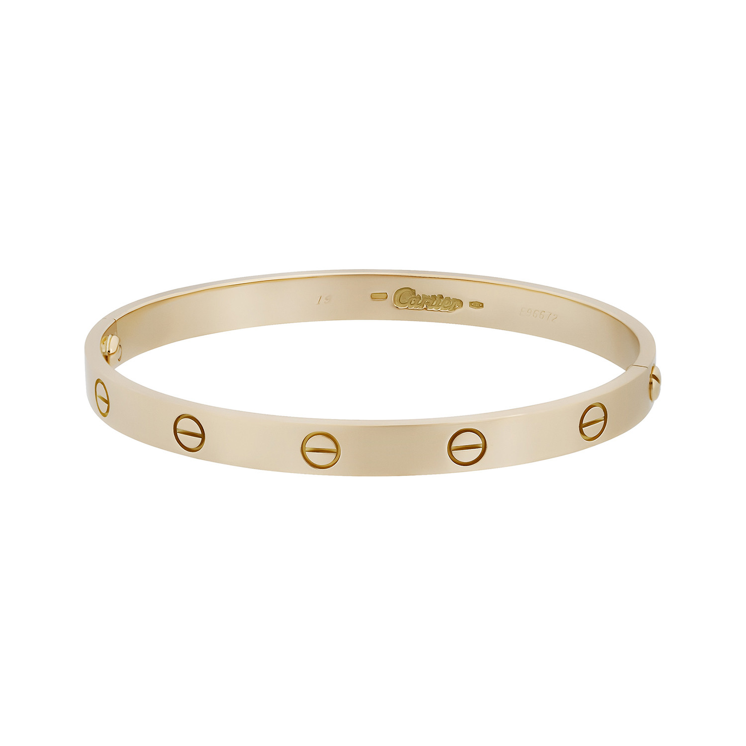 Cartier 18k Yellow Gold Love Bracelet // Pre-Owned - Show-Stopping ...